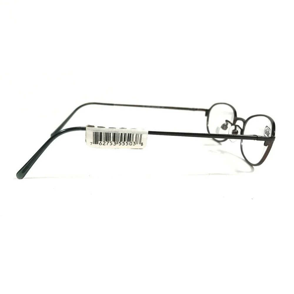 Safilo VERGE CYBER 2R1 Eyeglasses Frames Brown Green Round Full Rim 48-19-135